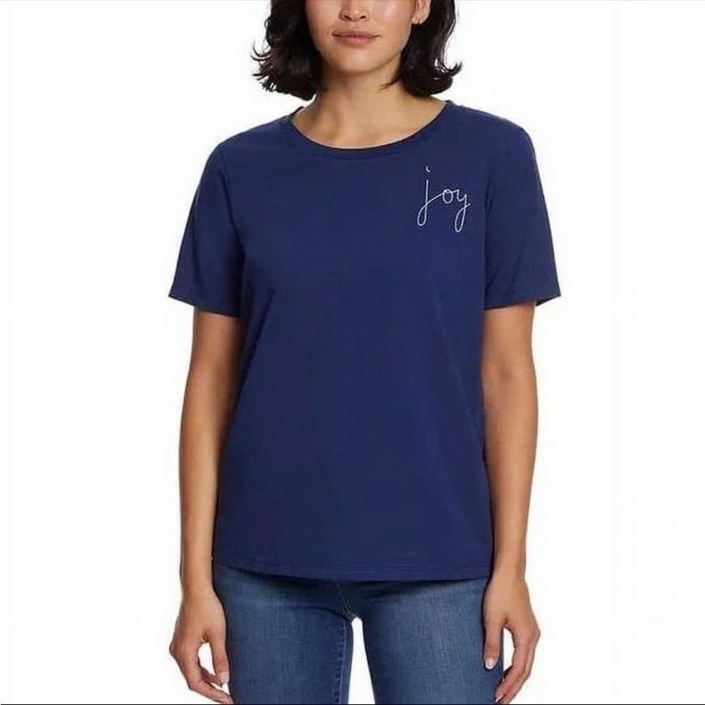 Ella Moss Large‎ Blue Embroidered Shirt